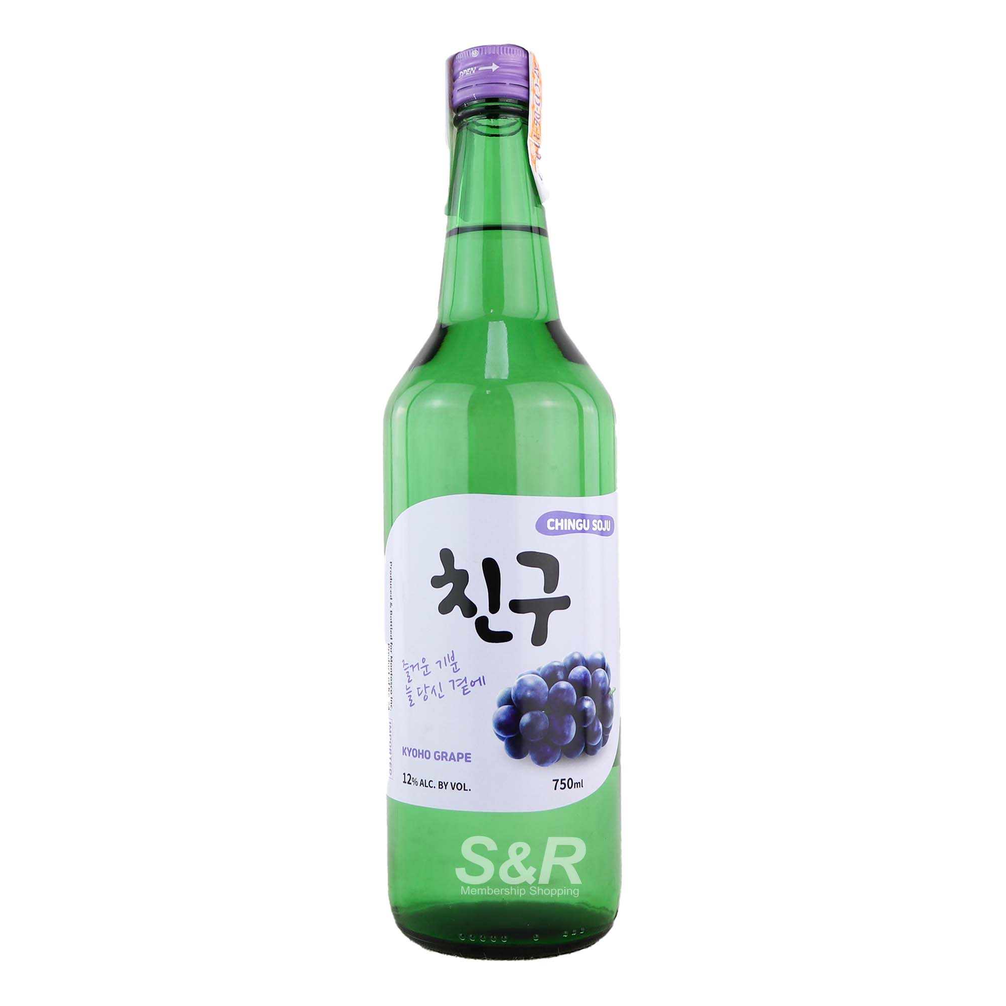 Chingu Kyoho Grape Soju 750mL Chingu Kyoho Grape Soju 750mL